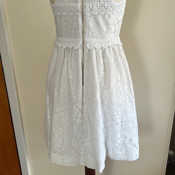 Lilly Pulitzer Litzia Resort White Mocean lace dress size 4 - Picture 8 of 10